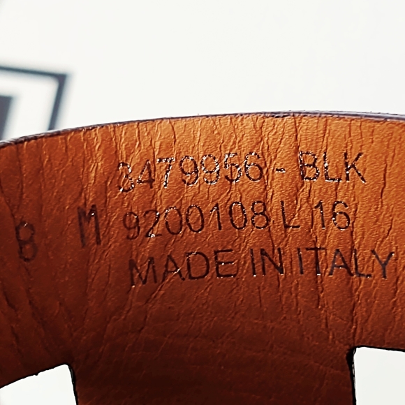 Frye Black Leather Alva Platform Sandals- Size 8 - Picture 10 of 11